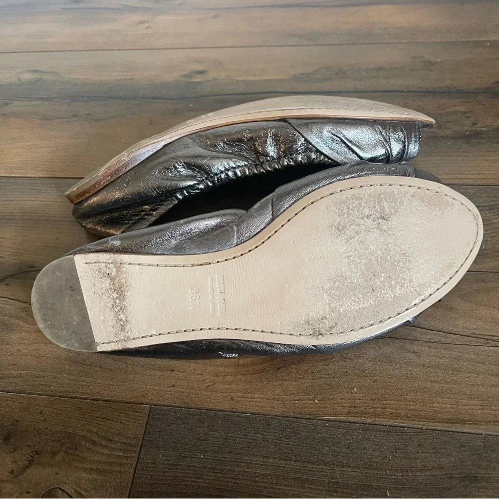 Miu Miu - silver ballerina flats size 36.5 EU​​